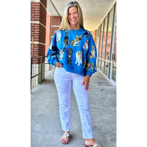 NWT Queen of Sparkles sequined dog sweatshirt - Picture 11 of 11